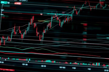 Poster - Stock Market Data on a Computer Screen