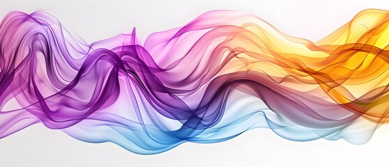 Poster - A mesmerizing abstract artwork featuring flowing, iridescent colors that resemble a fluid symphony. The dynamic composition and intricate details create a captivating visual experience.