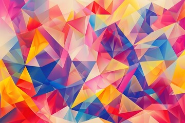Poster - A vibrant and intricate mosaic composed of countless shimmering gemstones in various colors and shapes. The artwork evokes a sense of luxury, opulence, and natural beauty.