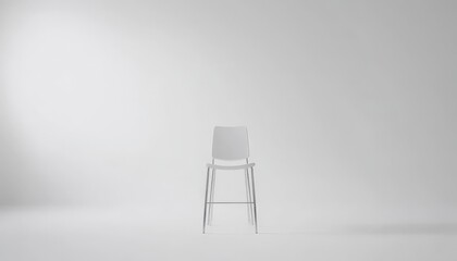 Poster - White Chair in White Room.