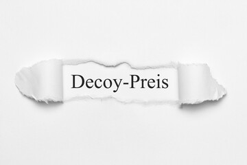 Poster - Decoy-Preis	
