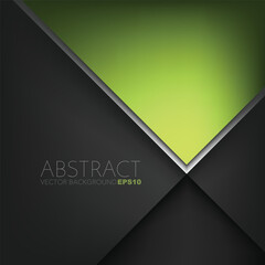 Poster - graphic geometric triangle overlap vector layer background for text and message design
