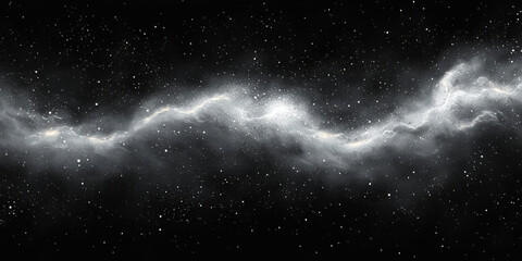 Wall Mural - A swirling nebula against a backdrop of twinkling stars.