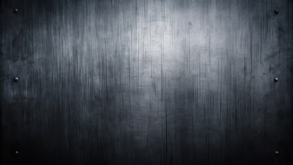 Black metal background with dark grunge steel texture for edgy interior decoration