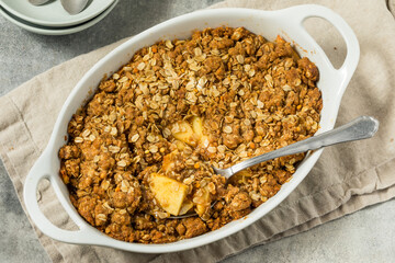 Sticker - Homemade Autumn Apple Crisp Cobbler