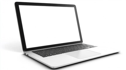 Aufkleber - Laptop Mockup. Blank White Screen Display