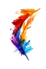 Vibrant and varied paint splash logo in multiple colors on a white background.