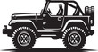 © Md Hasan - Off-road Jeep Adventure Car silhouette vector illustration isolated on a white background