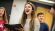 © Eleanor Richards - Joyful Rehearsal in a Music Class