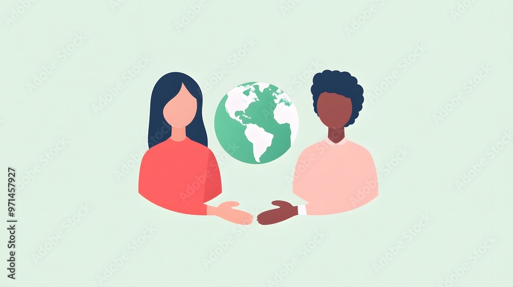 Diversity and Inclusion Global Teamwork Interracial Collaboration ...