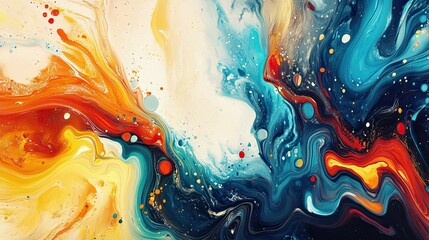 Vibrant Abstract Swirls