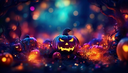 Sticker - Spooky Halloween Background