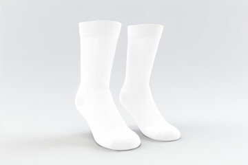 Poster - PNG socks mockup, transparent design