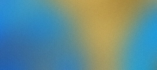 Sticker - Blending blue and gold grainy gradient background