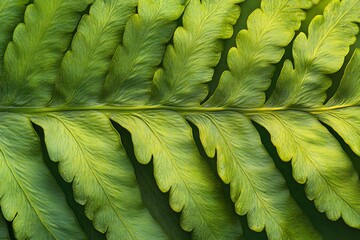 Poster - close up of green leaf