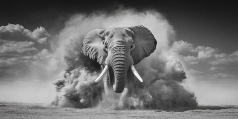 Elephant in wild