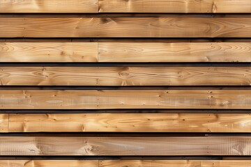 Wall Mural - Wooden panel planks arranged horizontally, showcasing natural wood grain and texture. The warm tones of the wood create a rustic and inviting atmosphere.