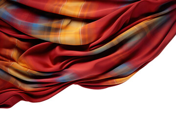 Sticker - PNG Tartan patterns on fabric backgrounds textile silk.