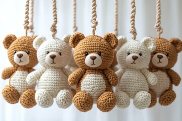 a group of stuffed bears. 