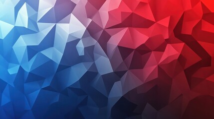 Wall Mural - Abstract Red and Blue Geometric Background