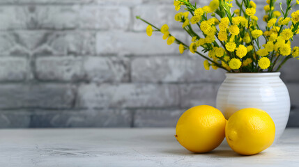 Wall Mural - daffodils in a vase