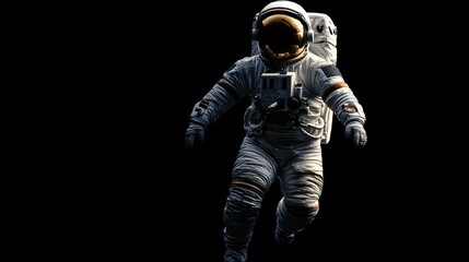 Wall Mural - an astronaut floating in space, showcasing the vastness of the cosmos.