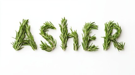 Wall Mural - Personalized postcard perfect for decor created in Rosemary Typography.