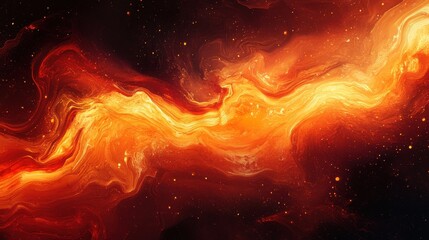 Poster - A vibrant fondo fuego with bold, swirling flames and a dynamic, energetic feel