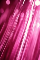 Bokeh effect of pink crystals in close-up