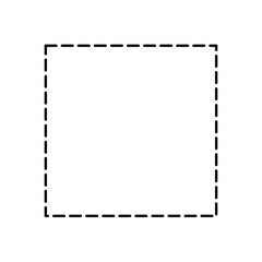 Rectangle dashed line 