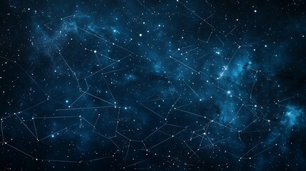 Wall Mural - a stunning view of the night sky filled with stars and constellations visible from a remote location