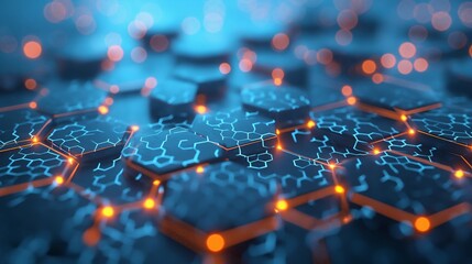 Graphene molecular grid, graphene atomic structure concept