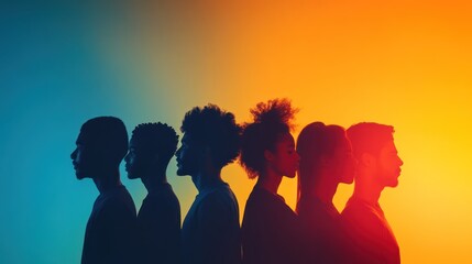 Poster - Silhouettes of Diversity