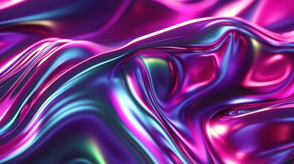 Wall Mural - Abstract Liquid Metal Background