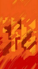 Aufkleber - Simpe Orange abstract backgound