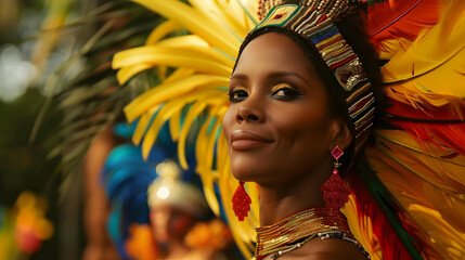 Poster - Woman Brazilian Carnival