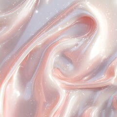 Poster - Abstract pink and white swirl with glittery texture, background design