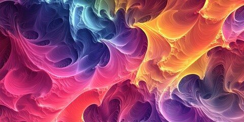 Abstract fractal background featuring computer generated designs Stunning digital artwork ideal for wallpapers albums posters and graphic design projects