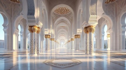 Wall Mural - Stylish banquet hall captured in breathtaking and detailed architectural photography