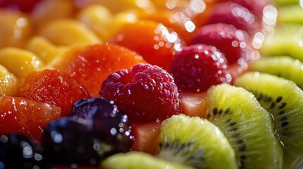 Wall Mural - Close-up of Fresh Fruit Salad