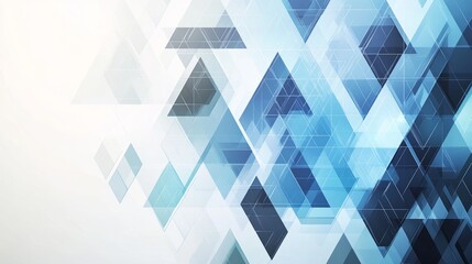 Poster - Modern and trendy abstract background with geometric texture in blue and black tones, ideal for wide format designs such as banners, posters, websites, and presentations