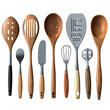 © diowcnx - Wooden Cooking Utensils in Various Styles and Sizes