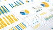 © Narongsag - Business Charts and Graphs on White Paper