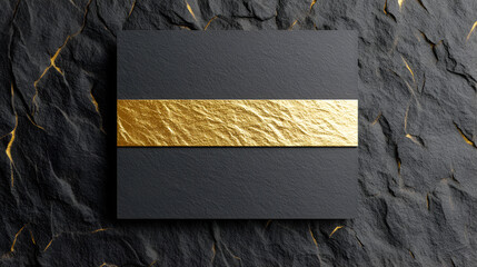 Poster - Elegant Black and Gold Mockup for Luxury Branding