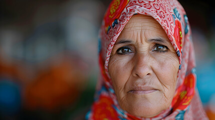 Poster - Woman Turkish Bazaar