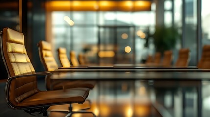 Poster - Conference room interior : Generative AI