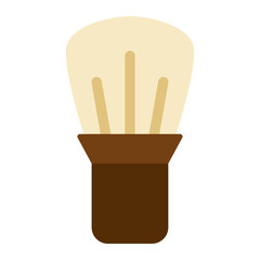 Sticker - shaving brush icon 