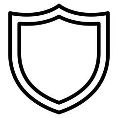 Poster - shield protection icon