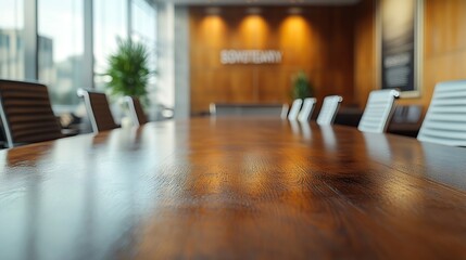 Aufkleber - Interior of a modern conference room : Generative AI