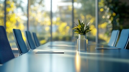 Poster - interior of a conference room : Generative AI